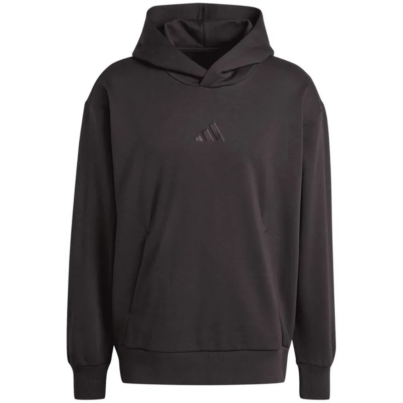 Adidas Men's All-Season Cozy Fleece Hoodie - Black IX1253