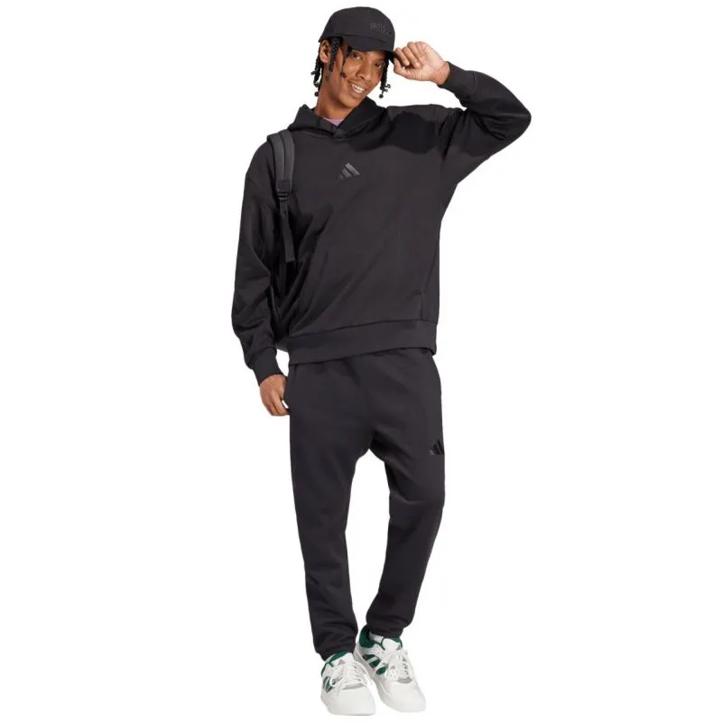 Adidas Men's All-Season Cozy Fleece Hoodie - Black IX1253