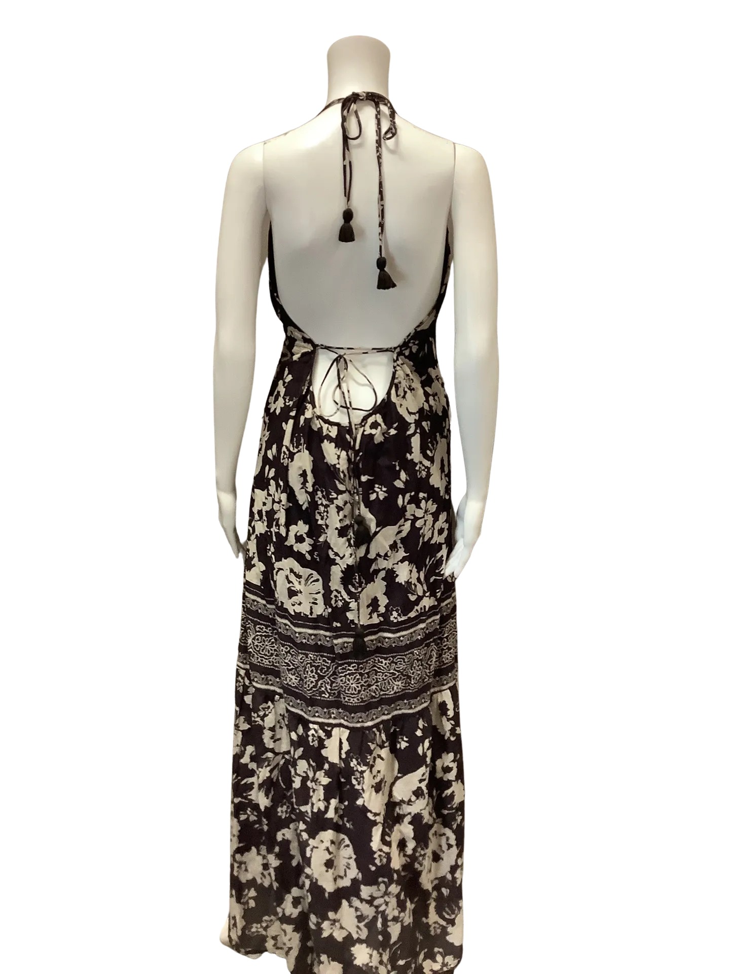 ba&sh Women's Maxi Sleeveless Dress Floral Print Size: M