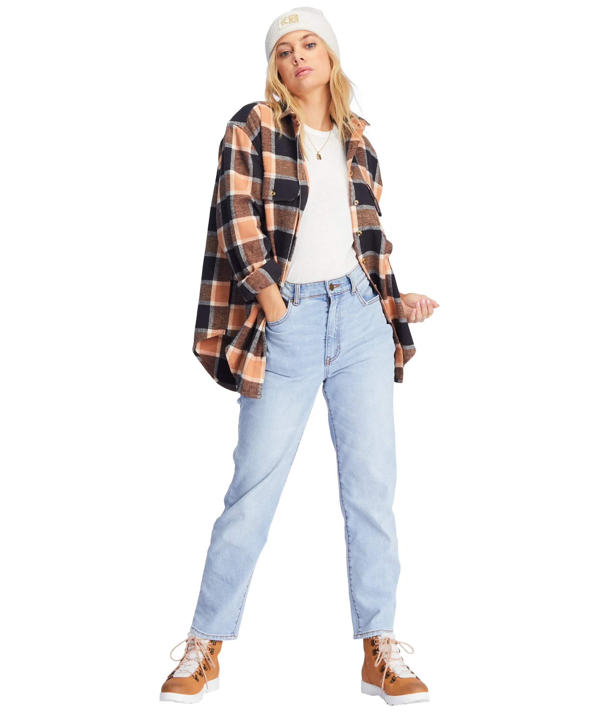 Billabong So Stoked L/S Shirt-Tan