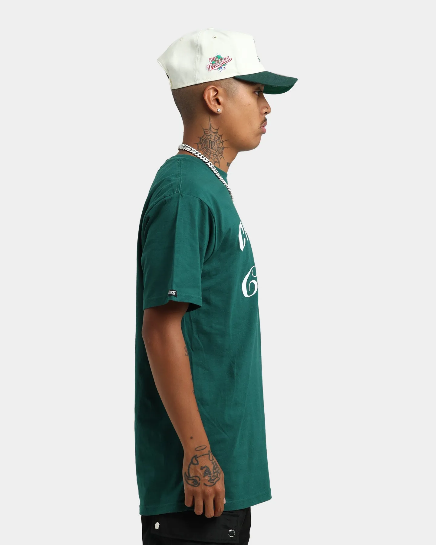Crooks & Castles Cocaine & Caviar Short Sleeve T-Shirt Forest Green