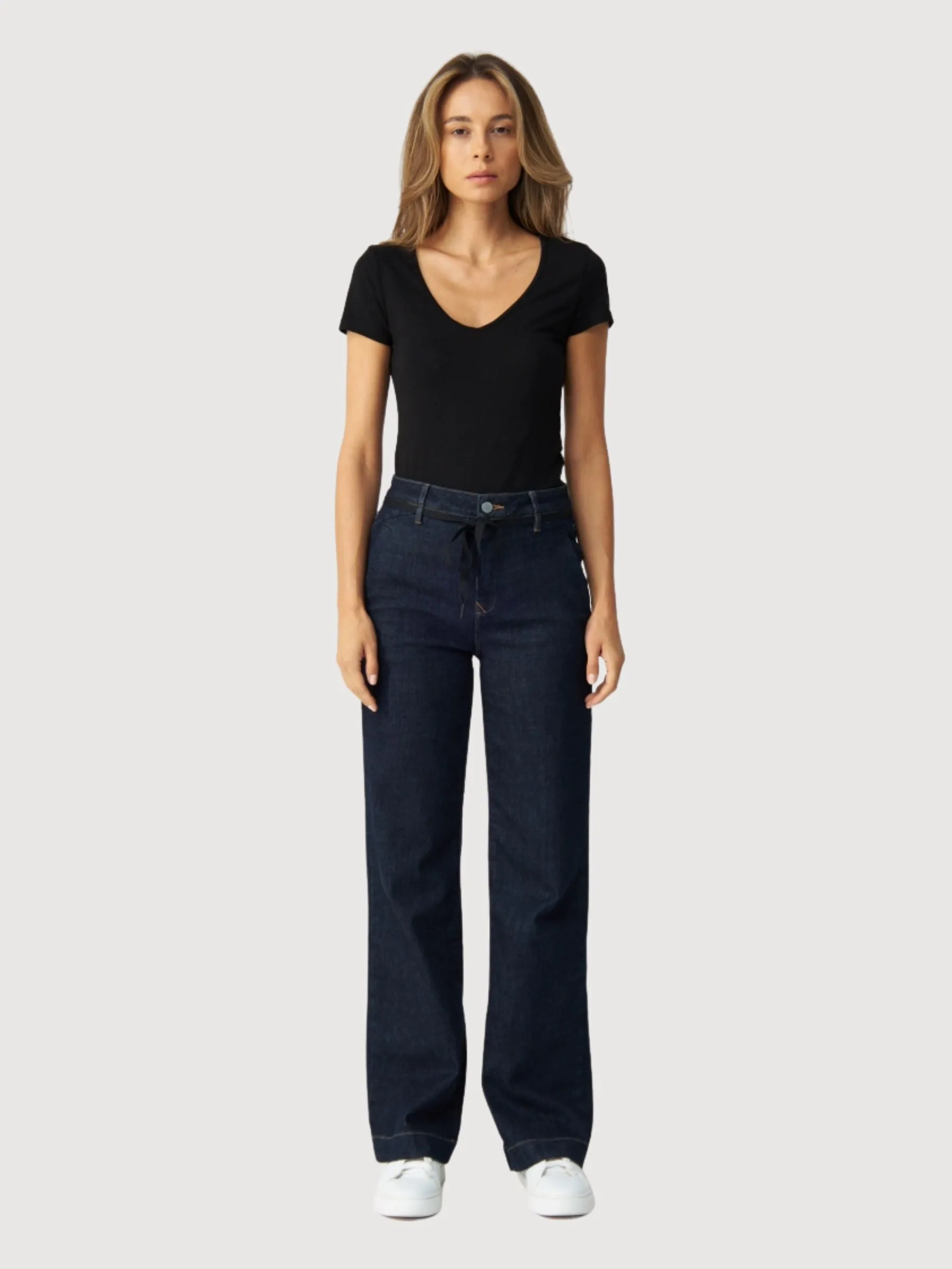 Dew Denim-French Pocket Flared Soft  Raw Blue | Dawn