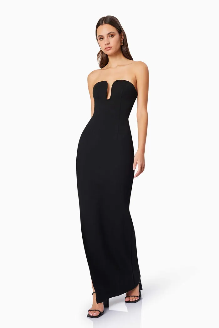 EDEN MAXI DRESS - BLACK