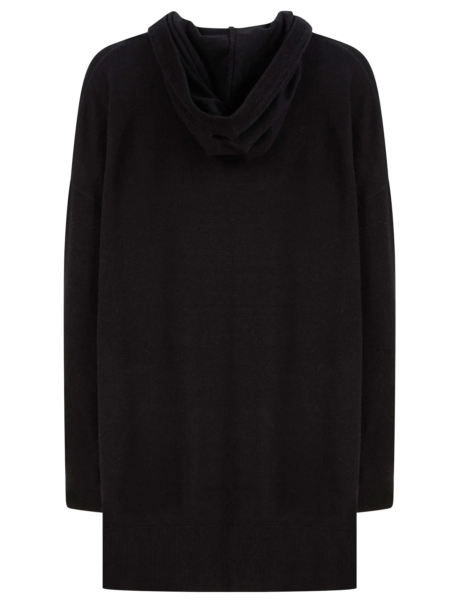 Fonteyn Star Motif 2pc Jersey Knit Matching Hoody & Pants Lounge Co-ord Set in Jet Black - Amara Reya