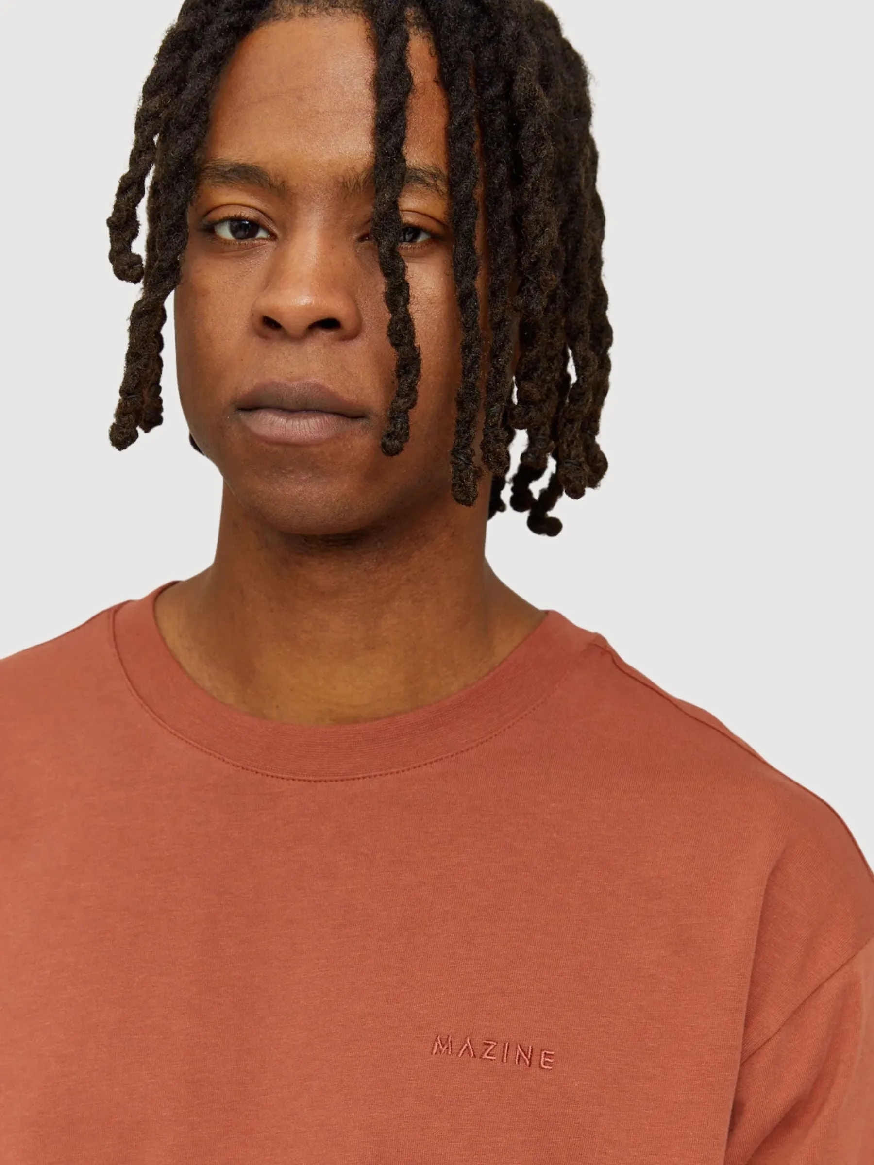 Hanno Men T-shirt Mahogany | Mazine
