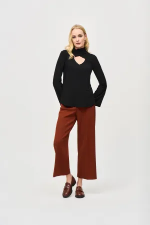 Joseph Ribkoff Cut Out Top 243064 - Black