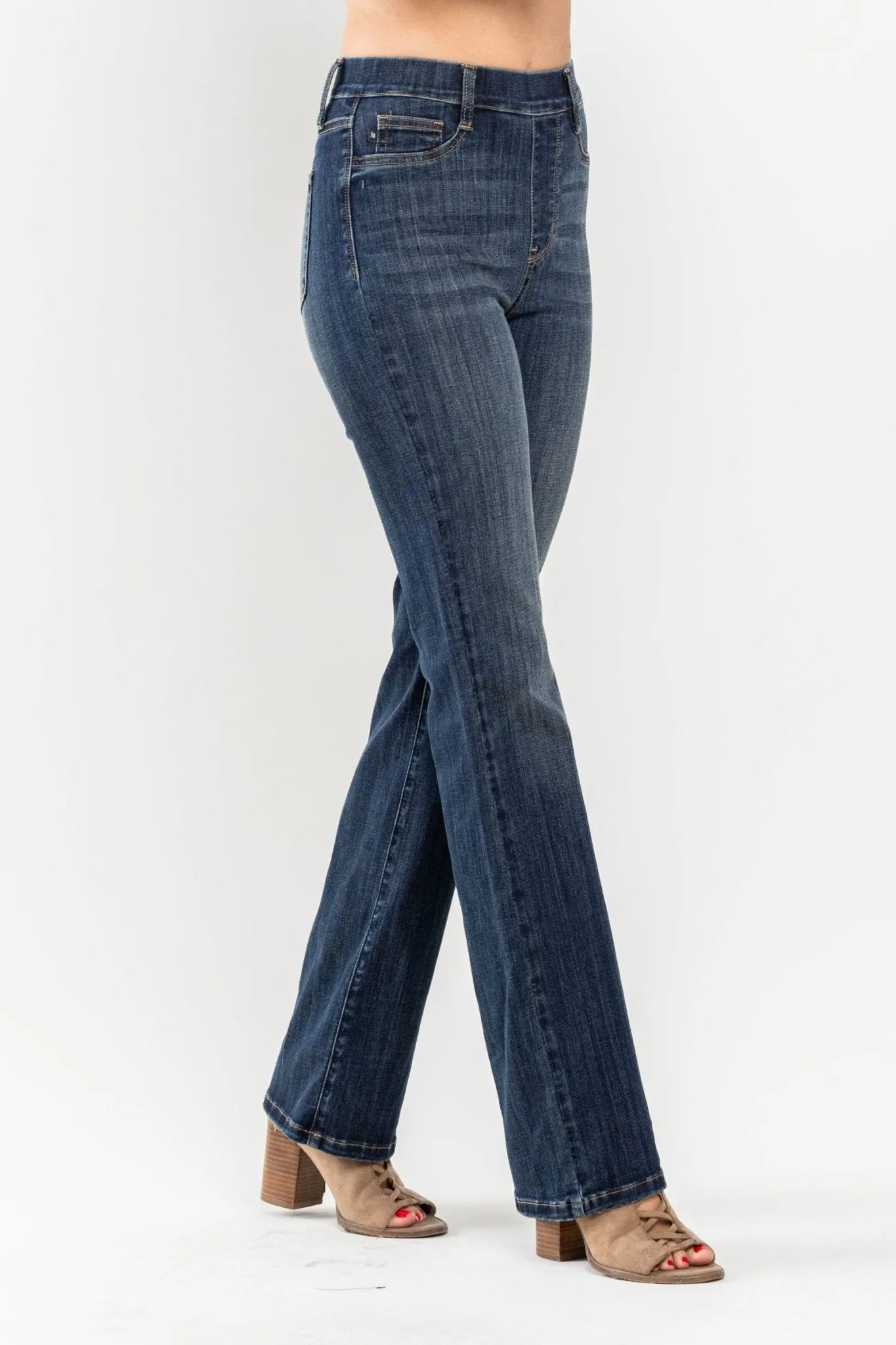 Judy Blue Audrey Pull On Slim Bootcut Jeans