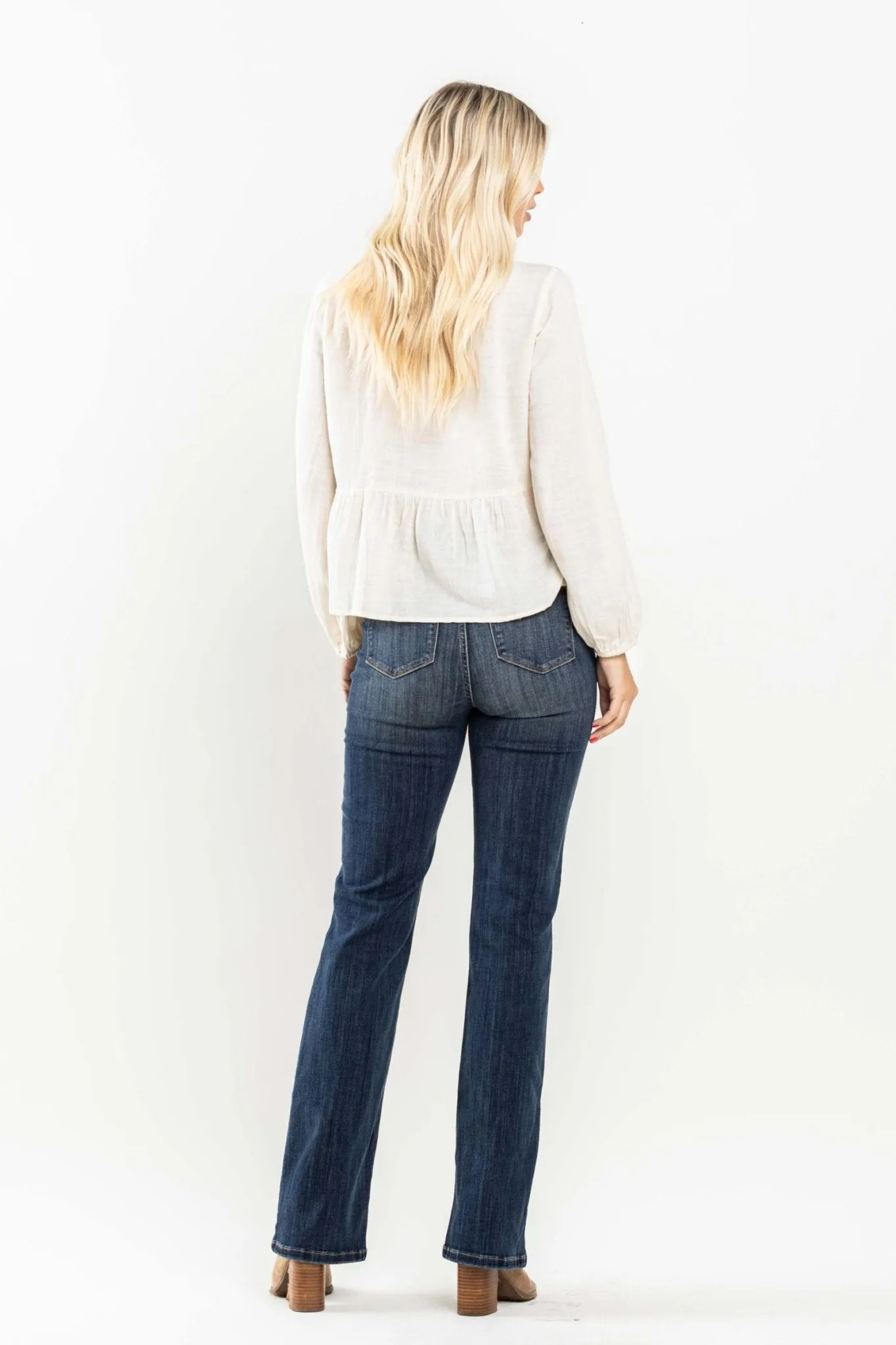 Judy Blue Audrey Pull On Slim Bootcut Jeans