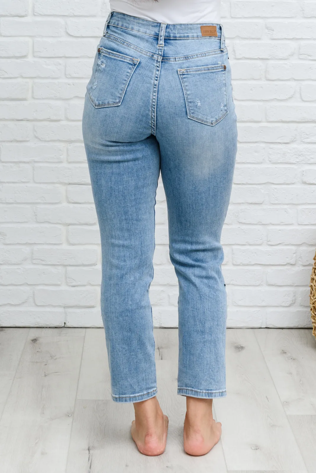 Judy Blue Florence High Waist Destroyed Boyfriend Jeans