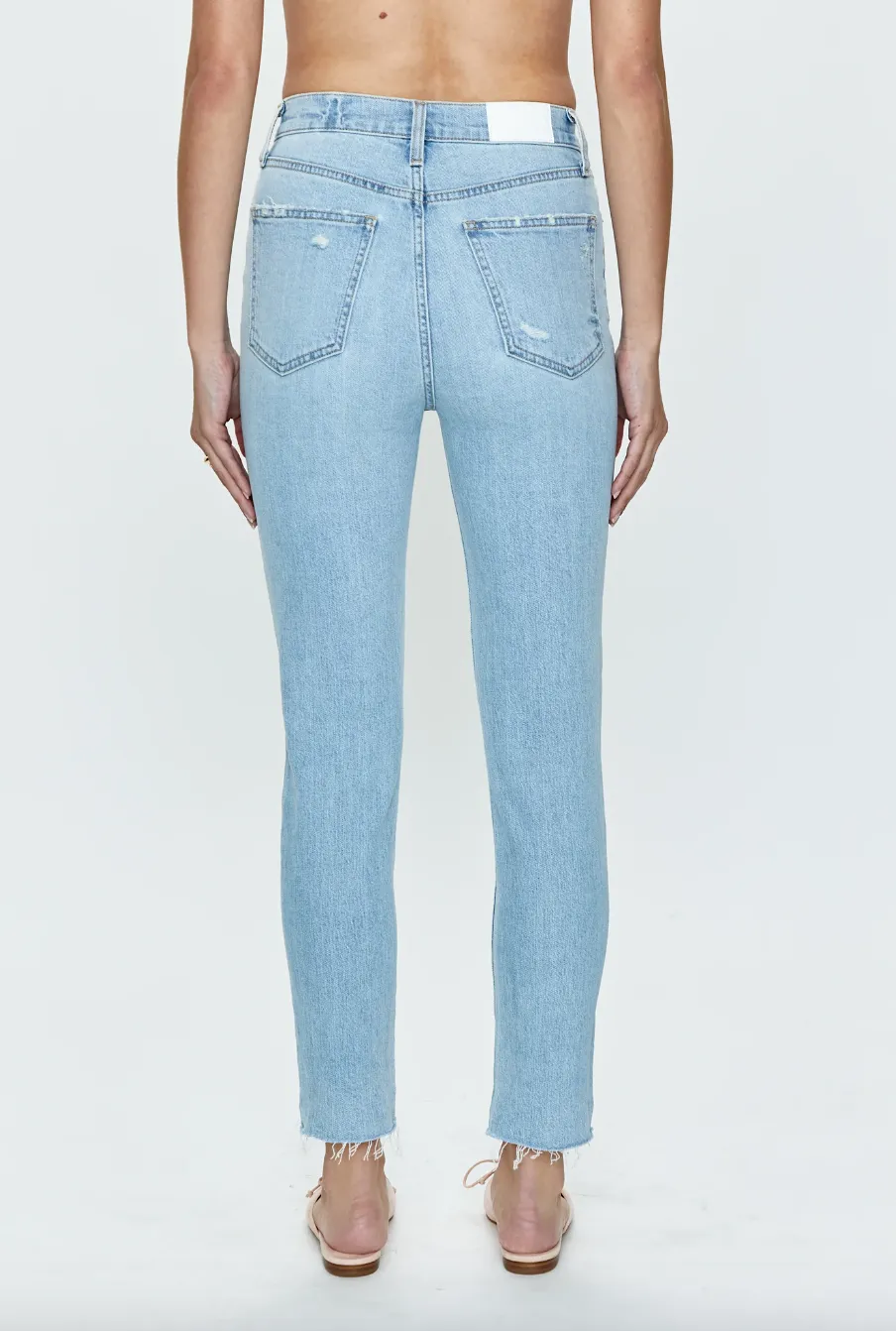 kate high rise vintage slim - monaco distressed