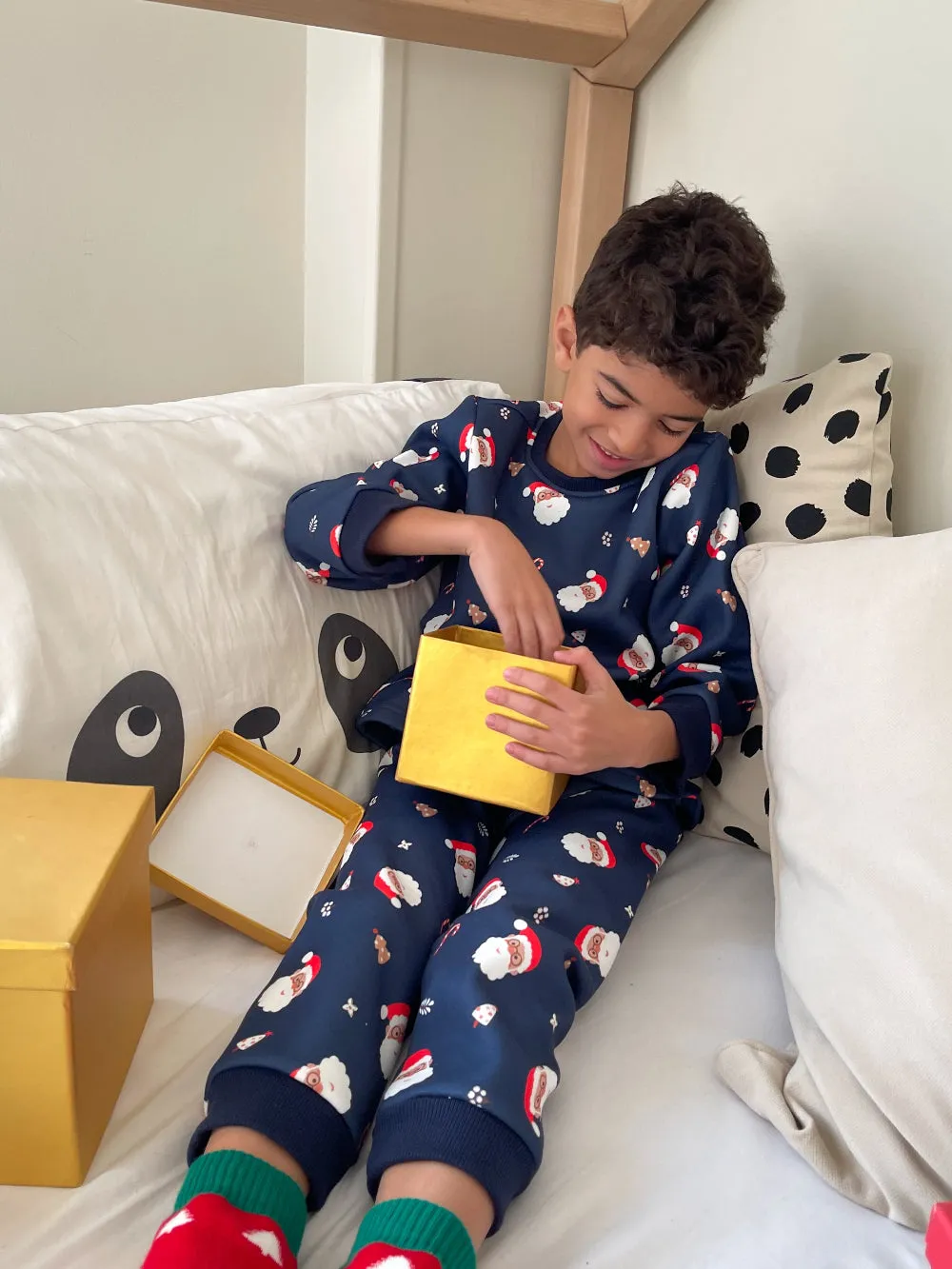 Kids unisex Winter pajama set Christmas Top   Pants
