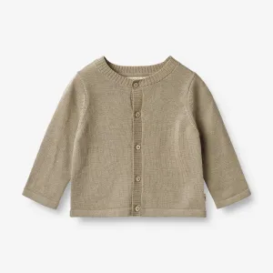 Knit Cardigan Sølve | Baby - beige stone