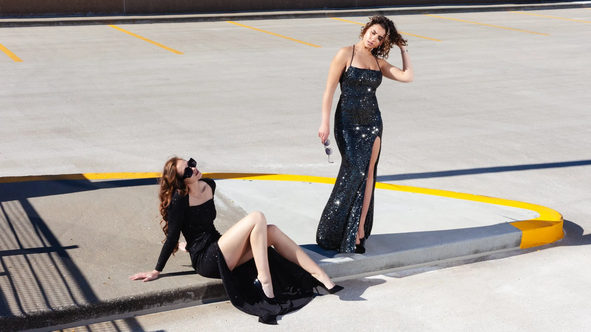 Lattice Back Sequin Maxi Dress   Slit