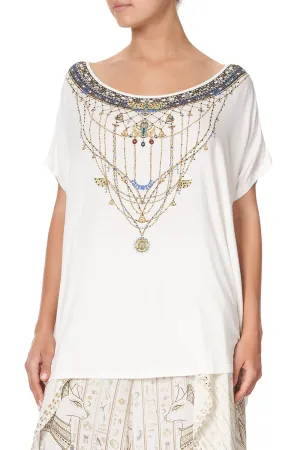 LOOSE FIT TEE THE QUEENS CHAMBER