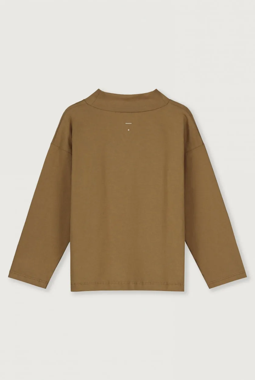 L/S Turtle Tee GOTS | Peanut
