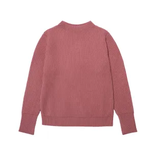 Navy Crewneck Lyserød