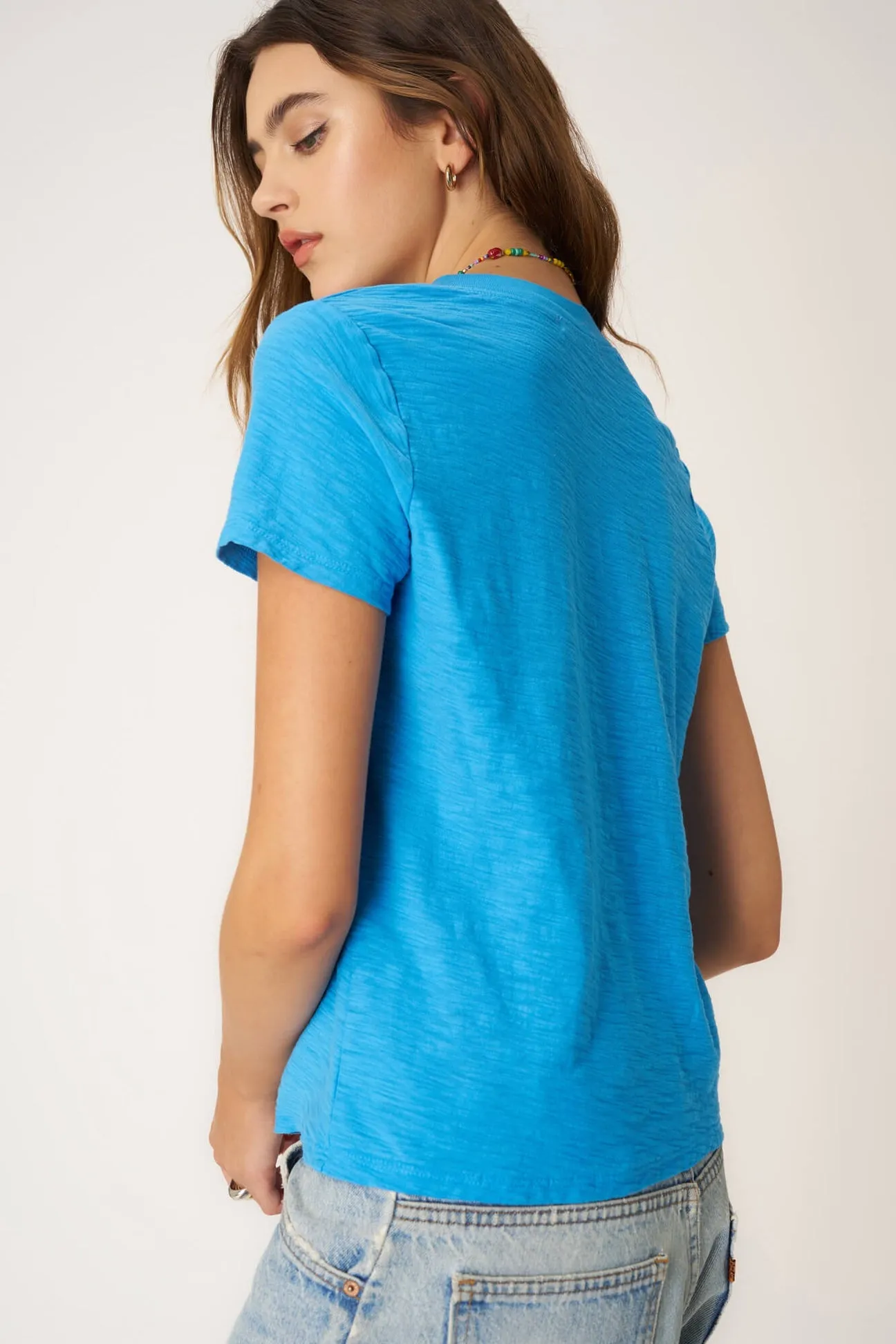 Plata Notched Lagoon Tee