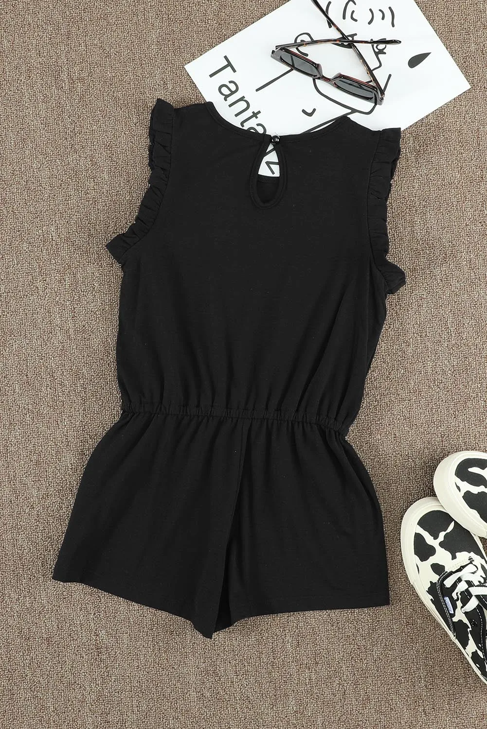 Ruffled Sleeveless Baby Girl Summer Rompers