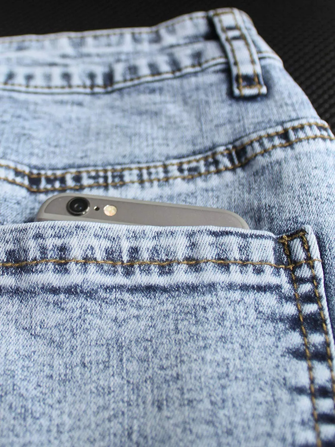 Slim Fit High Waist Denim Skirt