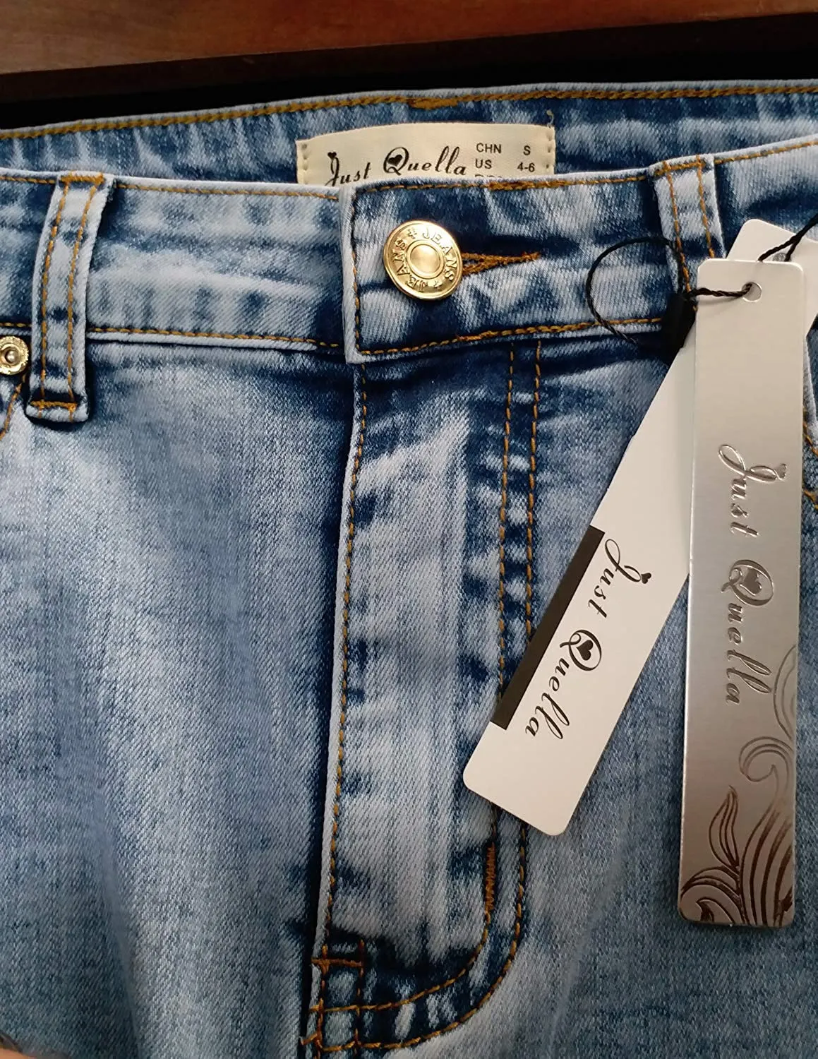 Slim Fit High Waist Denim Skirt