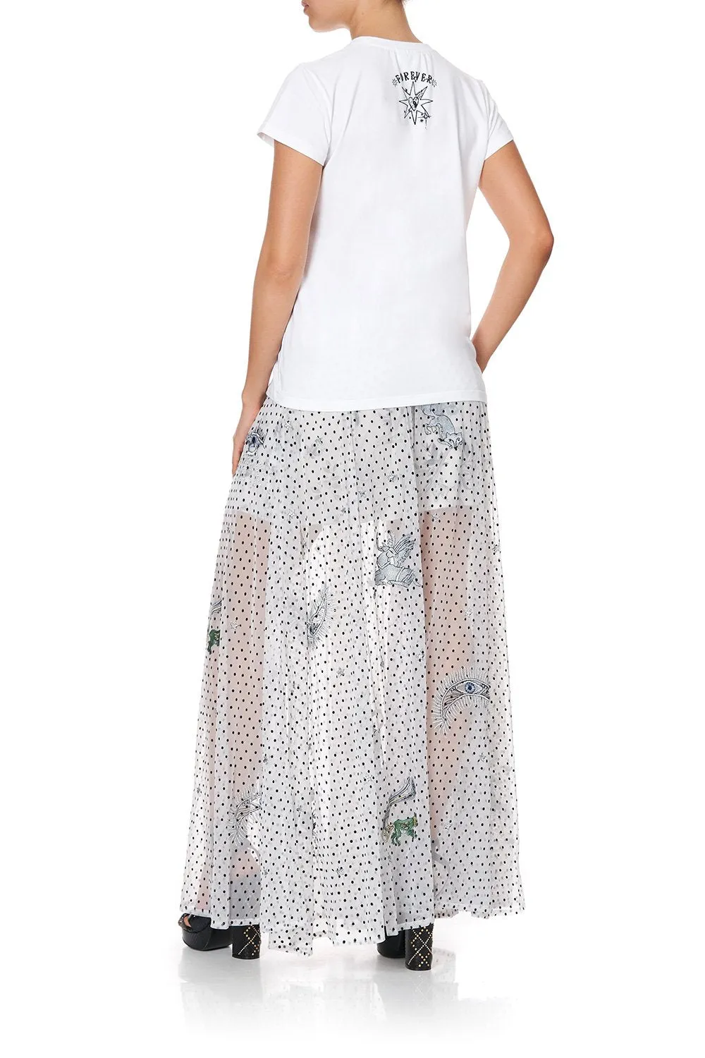 SLIM FIT ROUND NECK T-SHIRT MOONLIT MUSINGS