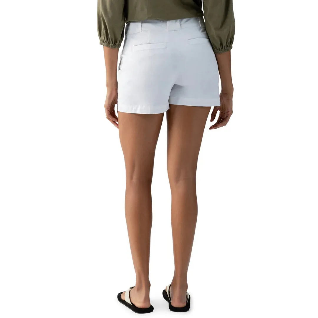 Upper East Short - White
